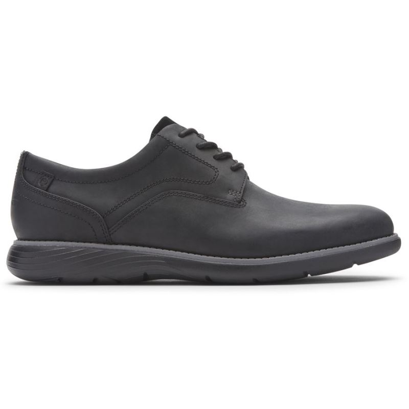 ROCKPORT - MEN'S GARETT PLAIN TOE OXFORD-BLACK II