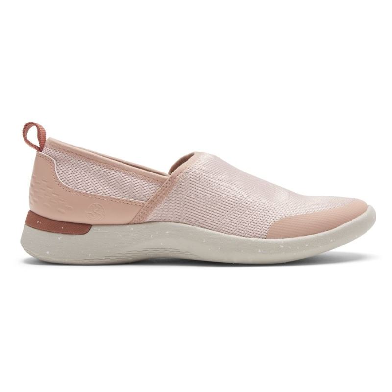 ROCKPORT - WOMEN'S TRUFLEX FLY WASHABLE KNIT SLIP-ON-PINK KNIT WASHABLE