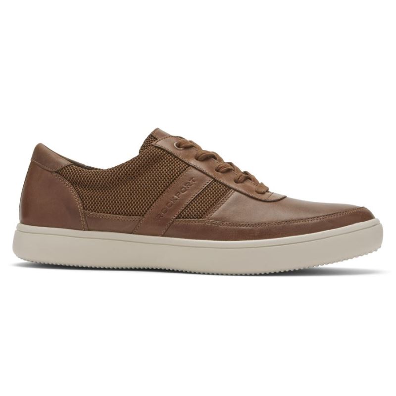 ROCKPORT - MEN'S COLLE UBAL SNEAKER-TAN LEATHER