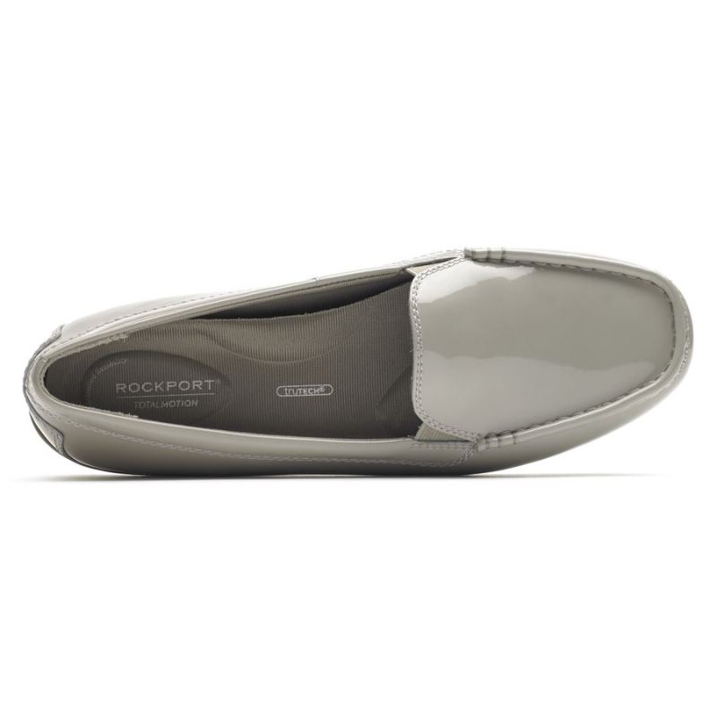 ROCKPORT - WOMEN'S TOTAL MOTION DRIVER MOC LOAFER-SMOG