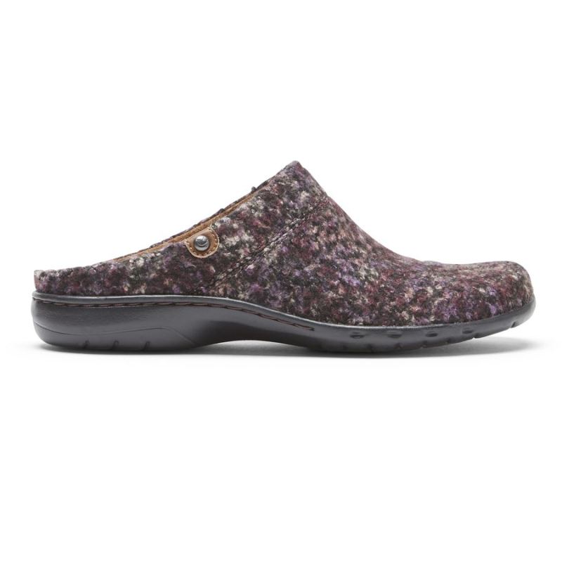 ROCKPORT - WOMEN'S COBB HILL PENFIELD CLOG-PURPLE