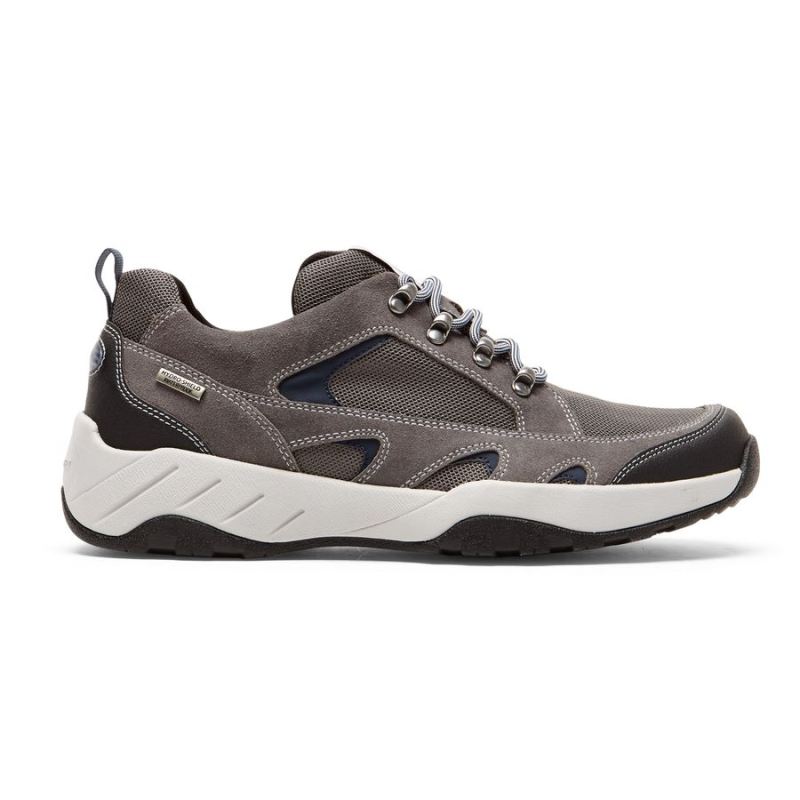 ROCKPORT - MEN'S XCS SPRUCE PEAK TREKKER-WATERPROOF-STEEL GREY SDE/MESH