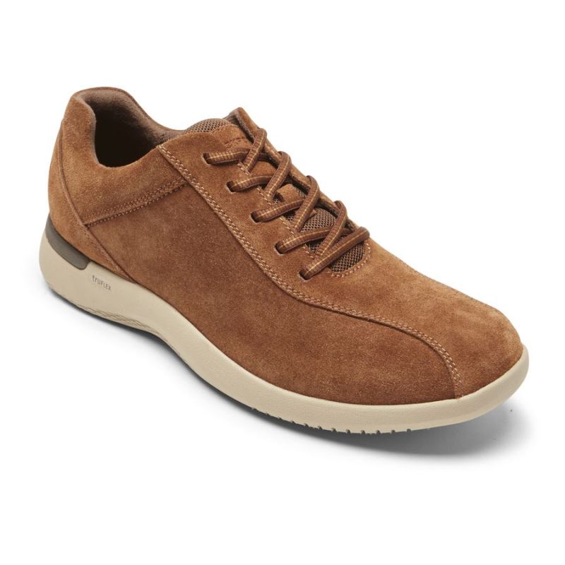 ROCKPORT - MEN'S TRUFLEX FLY TACONIC SNEAKER-TAN SUEDE