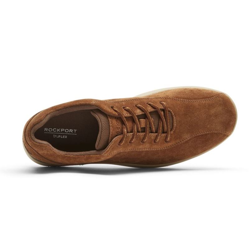 ROCKPORT - MEN'S TRUFLEX FLY TACONIC SNEAKER-TAN SUEDE