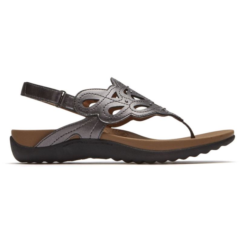 ROCKPORT - RIDGE SLING SANDAL-PEWTER