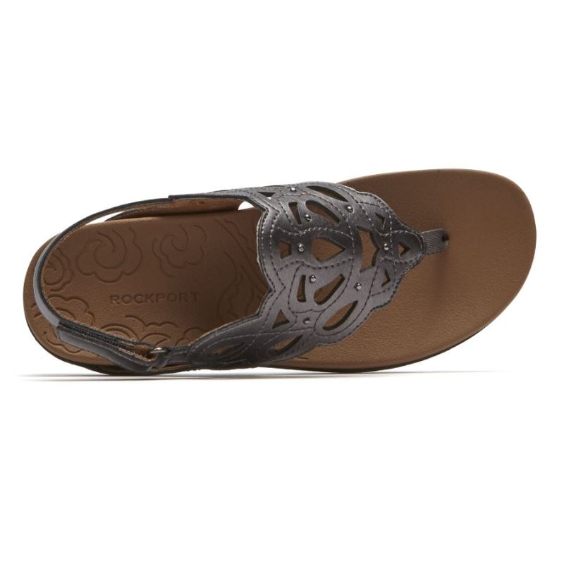 ROCKPORT - RIDGE SLING SANDAL-PEWTER