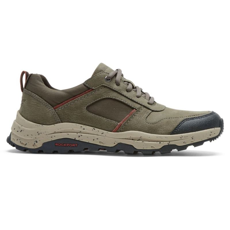 ROCKPORT - MEN'S XCS PATHWAY WATERPROOF UBAL TREKKER-BREEN NUBUCK