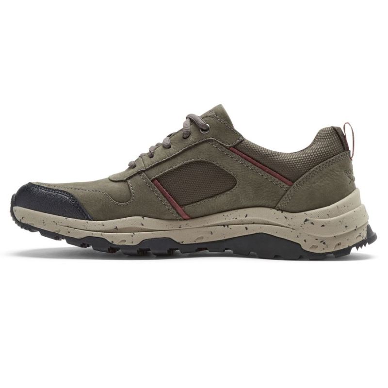 ROCKPORT - MEN'S XCS PATHWAY WATERPROOF UBAL TREKKER-BREEN NUBUCK