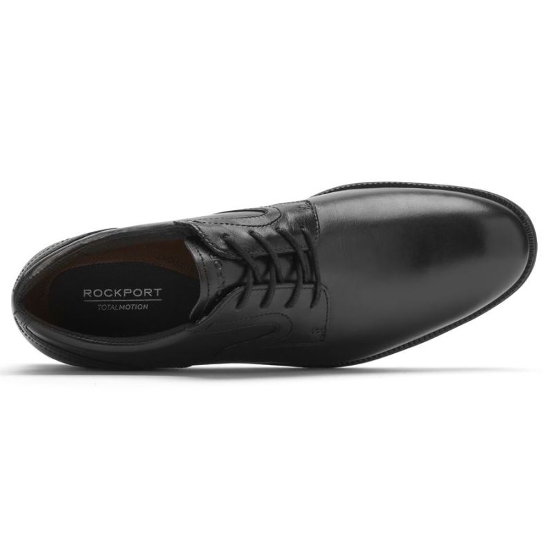 ROCKPORT - MEN'S TOTAL MOTION DRESSPORT PLAIN TOE OXFORD-BLACK