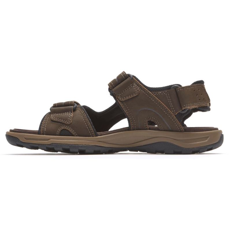 ROCKPORT - MEN'S XCS TRAIL TECHNIQUE ADJUSTABLE SANDAL-BROWN