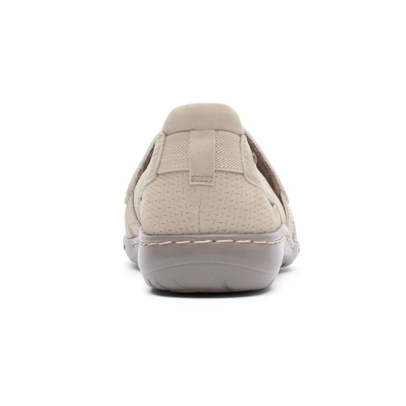 ROCKPORT - WOMEN'S COBB HILL PENFIELD STRAPPY SLIP-ON-DOVE