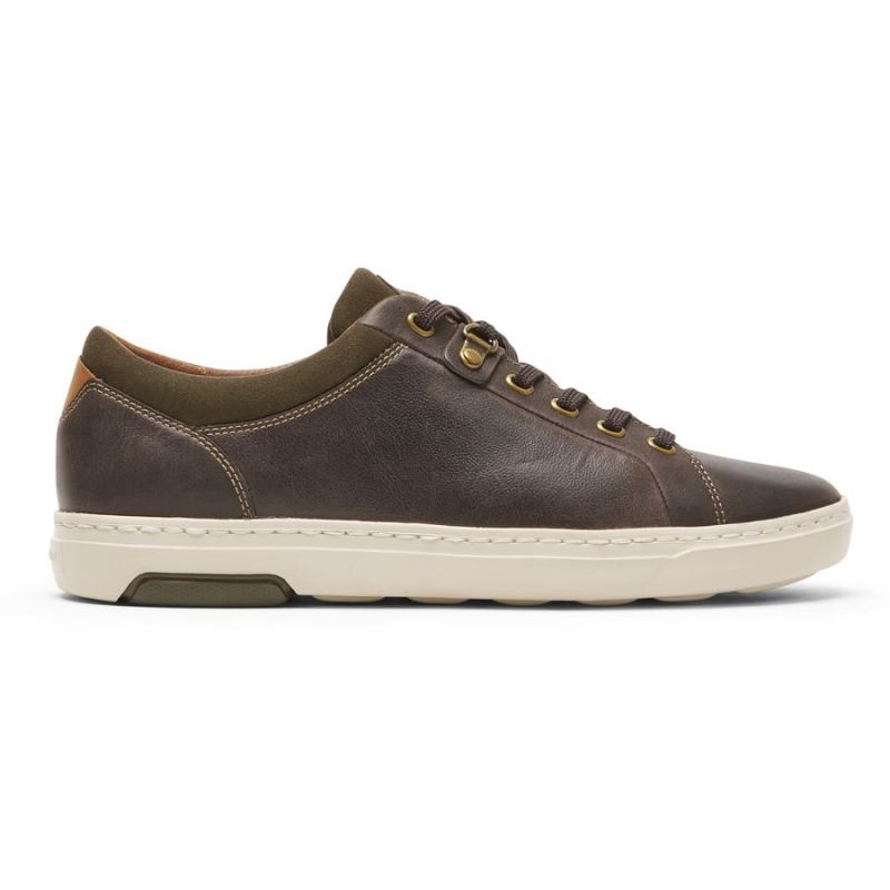 ROCKPORT - MEN'S PULSETECH CUPSOLE SNEAKER-JAVA LEATHER