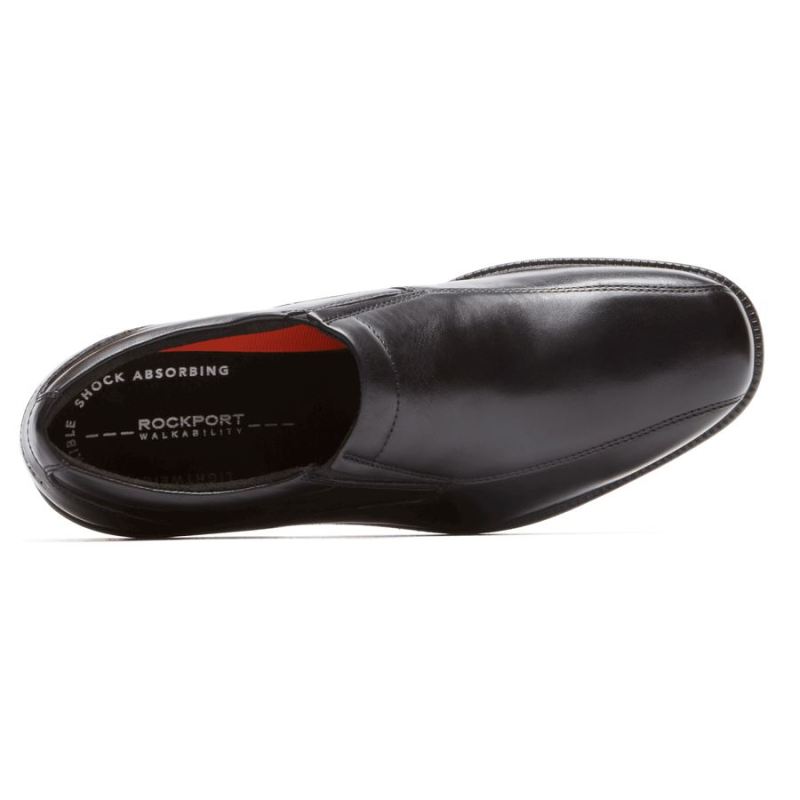 ROCKPORT - CHARLES ROAD SLIP-ON-BLACK