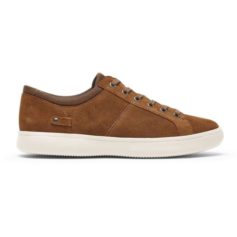 ROCKPORT - MEN'S COLLE TIE SNEAKER-TAN SUEDE