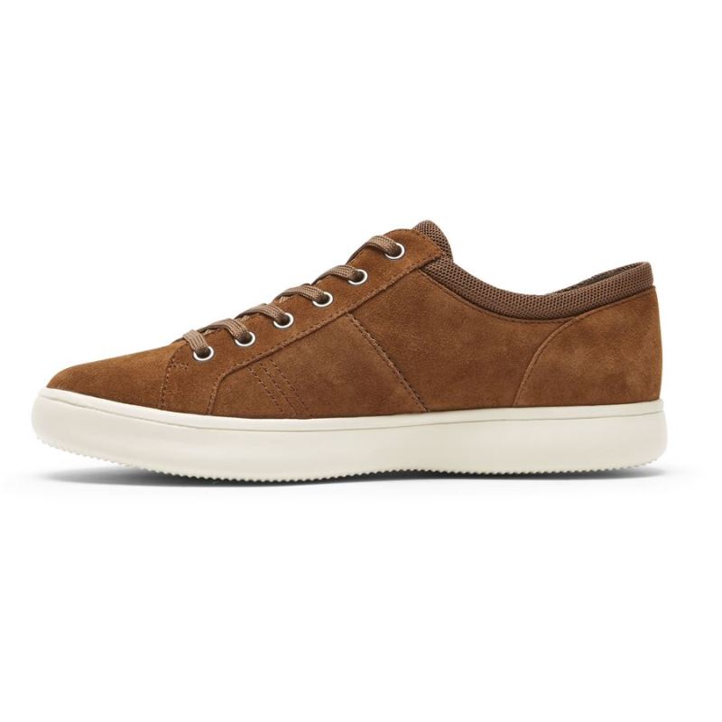 ROCKPORT - MEN'S COLLE TIE SNEAKER-TAN SUEDE