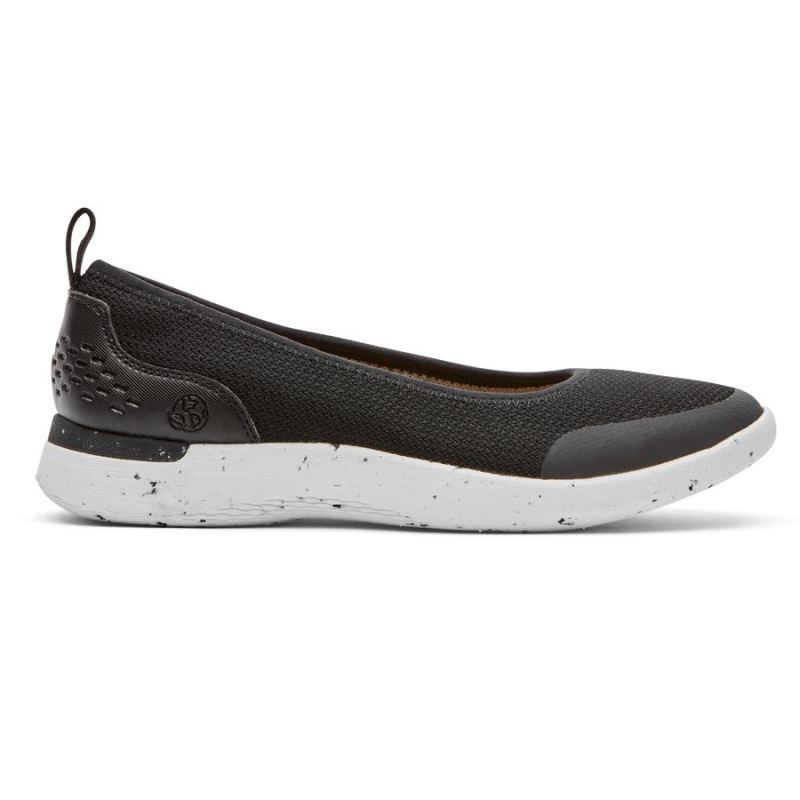 ROCKPORT - WOMEN'S TRUFLEX FLY KNIT BALLET FLAT-BLACK