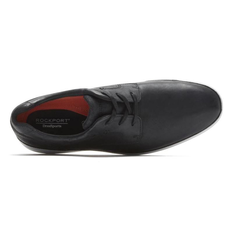 ROCKPORT - MEN'S DRESSPORTS 2 GO PLAIN TOE-BLACK