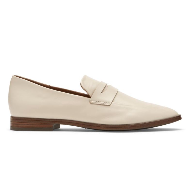 ROCKPORT - WOMEN'S PERPETUA CLASSIC PENNY LOAFER-VANILLA