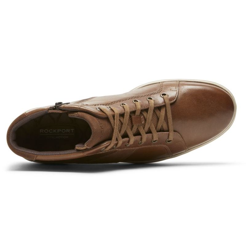 ROCKPORT - MEN'S TOTAL MOTION LITE ZIP SNEAKER-TAN