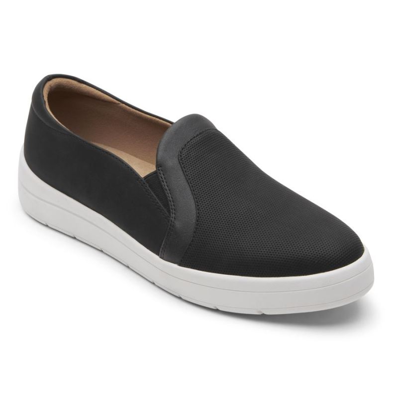 ROCKPORT - WOMEN'S TRUFLEX NAVYA SLIP-ON-BLACK