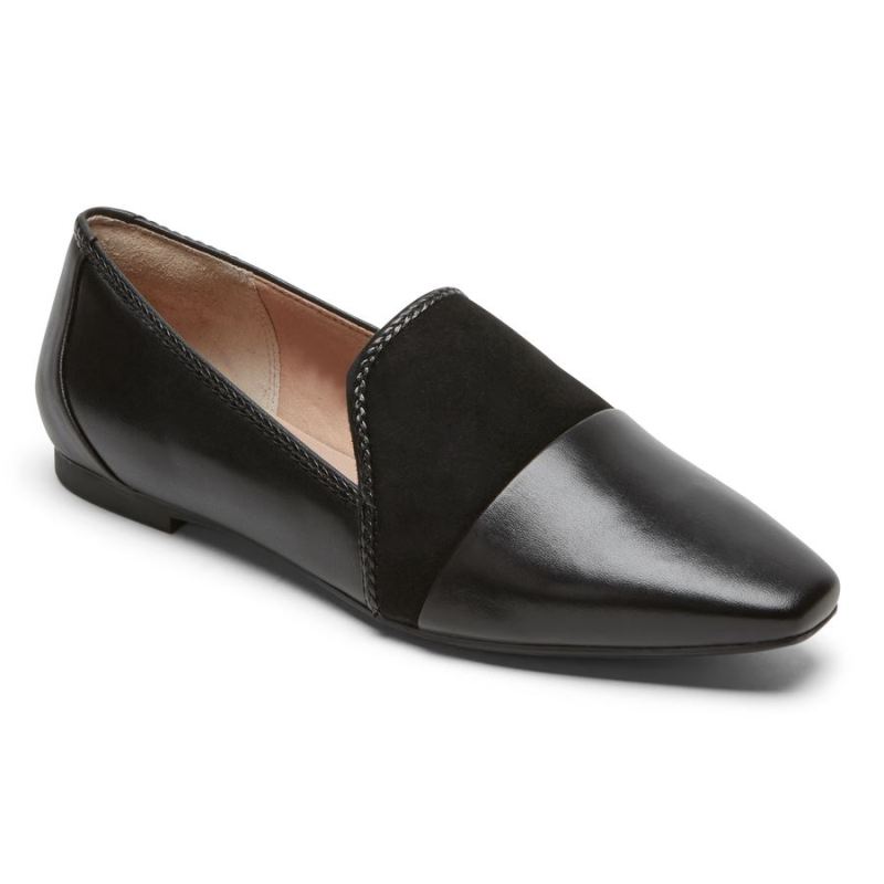 ROCKPORT - WOMEN'S TOTAL MOTION LAYLANI ACCENT LOAFER-BLACK