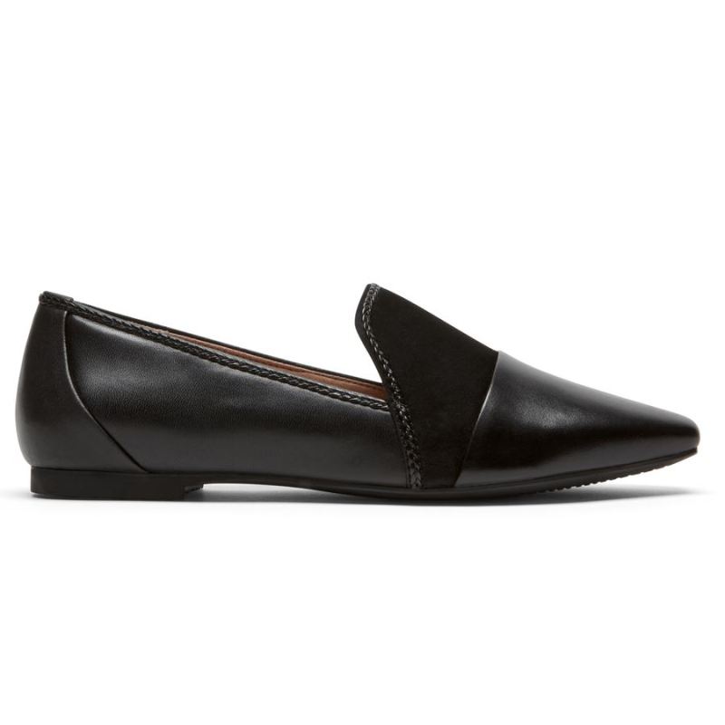 ROCKPORT - WOMEN'S TOTAL MOTION LAYLANI ACCENT LOAFER-BLACK