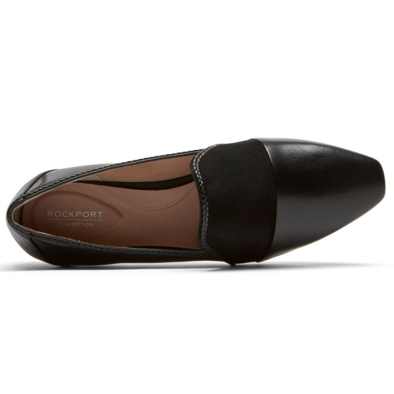 ROCKPORT - WOMEN'S TOTAL MOTION LAYLANI ACCENT LOAFER-BLACK