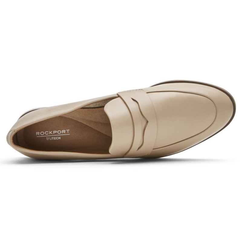 ROCKPORT - WOMEN'S PERPETUA CLASSIC PENNY LOAFER-HUMUS