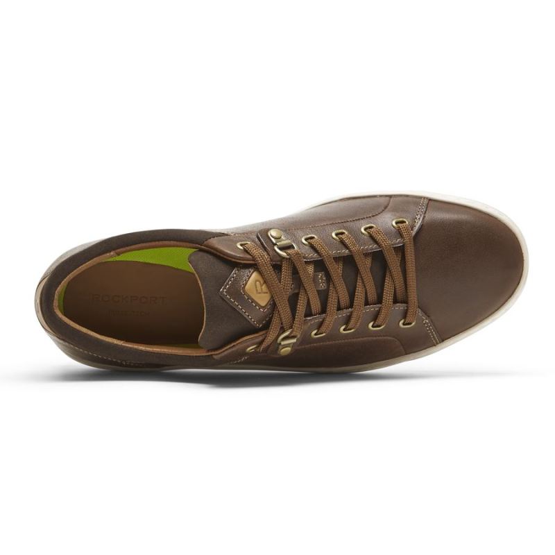 ROCKPORT - MEN'S PULSETECH CUPSOLE SNEAKER-MONKS ROBE LEATHER