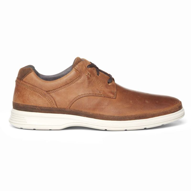 ROCKPORT - MEN'S DRESSPORTS 2 GO PLAIN TOE-NEW CARAMEL