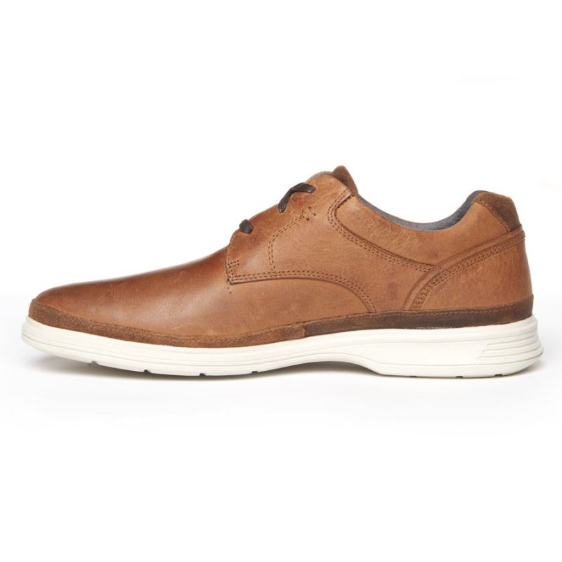 ROCKPORT - MEN'S DRESSPORTS 2 GO PLAIN TOE-NEW CARAMEL