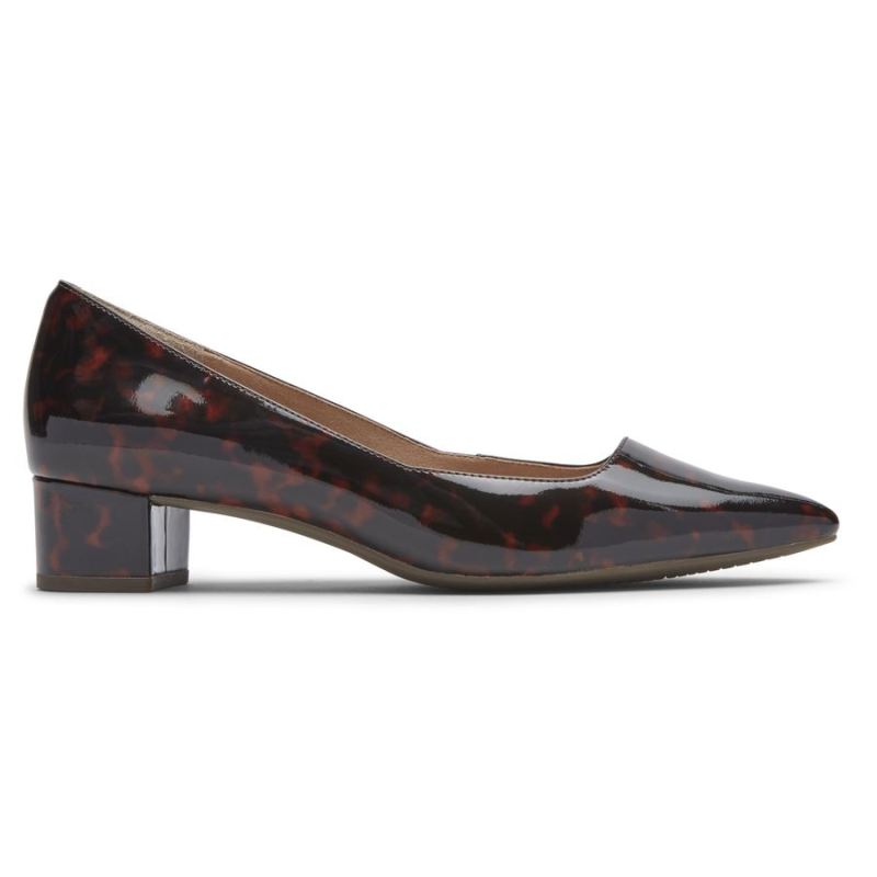 ROCKPORT - WOMEN'S TOTAL MOTION GRACIE HEEL-TORTOISE PATENT