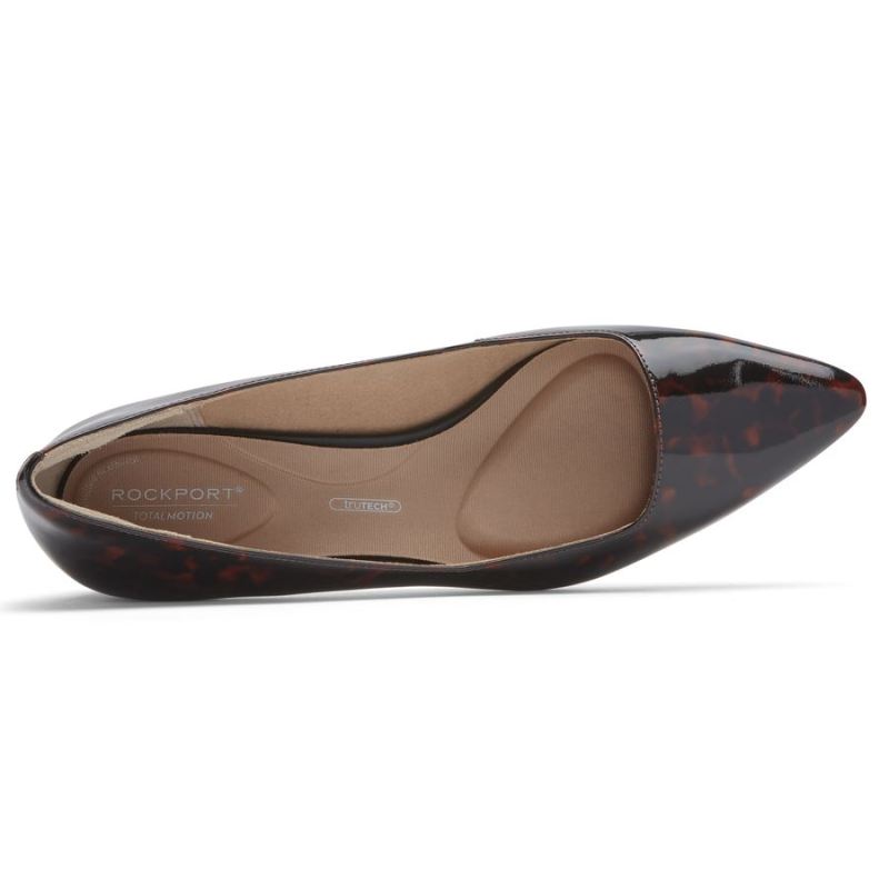 ROCKPORT - WOMEN'S TOTAL MOTION GRACIE HEEL-TORTOISE PATENT