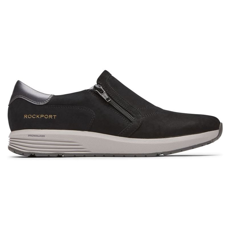 ROCKPORT - WOMEN'S TRUSTRIDE PROWALKER SLIP-ON SNEAKER-BLACK