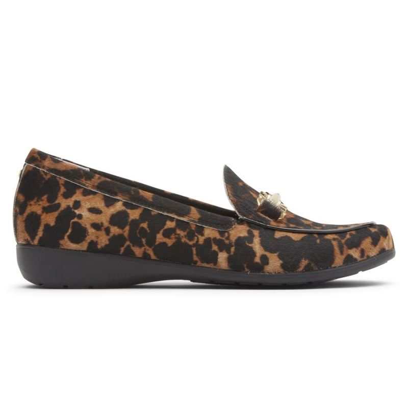 ROCKPORT - WOMEN'S ABBEY BIT LOAFER-LEOPARD