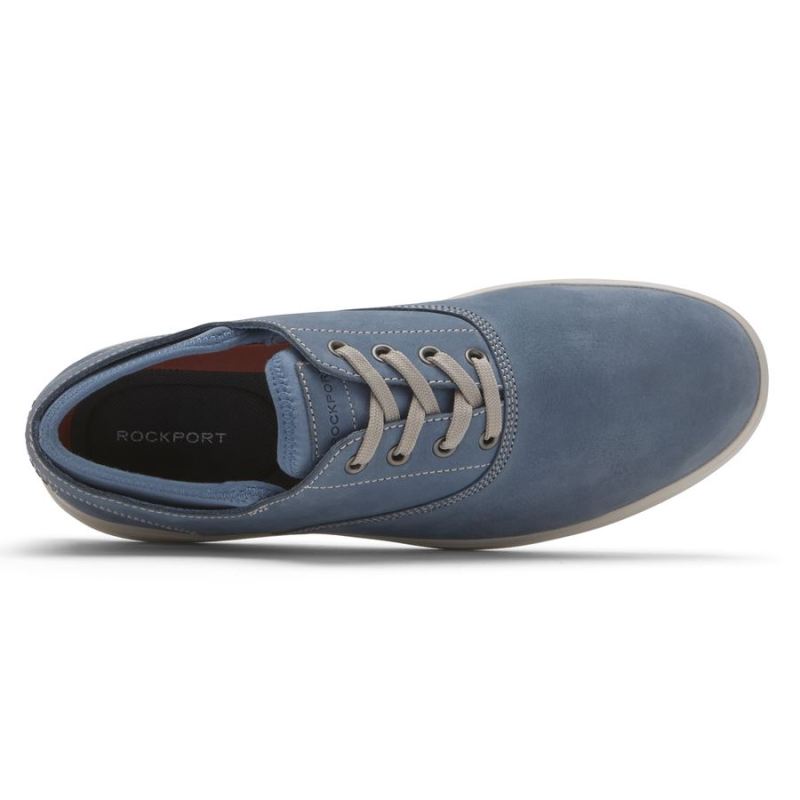 ROCKPORT - MEN'S ZADEN CVO SNEAKER-BLUE HEAVEN NUBUCK