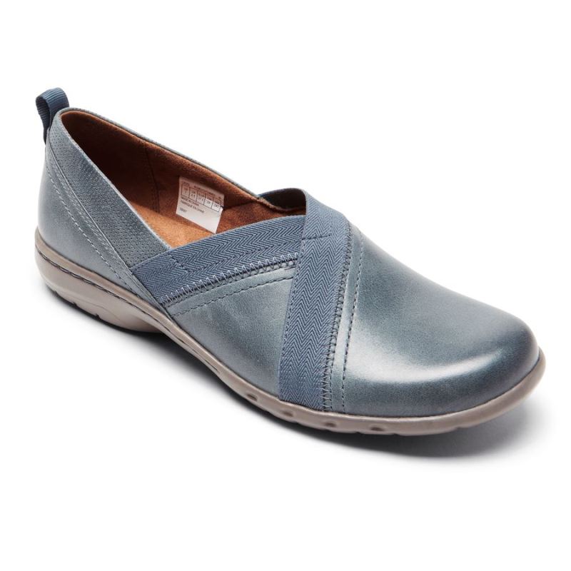 ROCKPORT - WOMEN'S COBB HILL PENFIELD SLIP-ON-TEAL