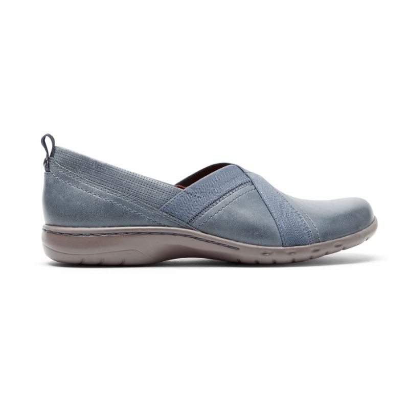 ROCKPORT - WOMEN'S COBB HILL PENFIELD SLIP-ON-TEAL