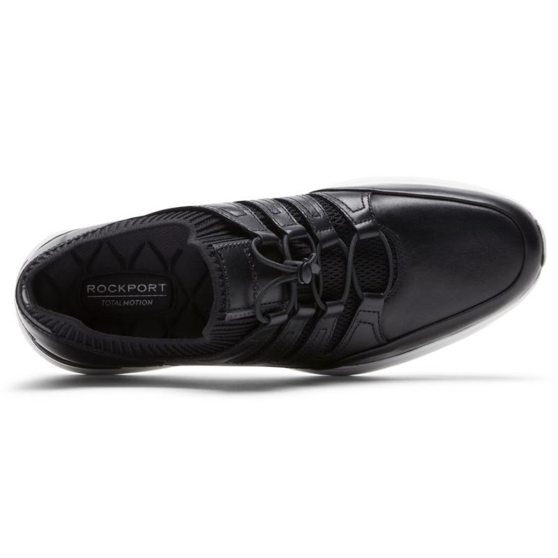 ROCKPORT - MEN'S TOTAL MOTION ACTIVE GHILLIE SNEAKER-BLACK