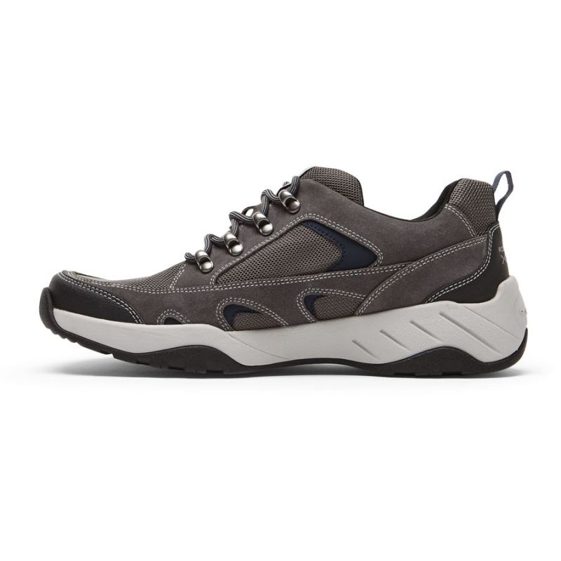 ROCKPORT - MEN'S XCS RIGGS TREKKER-STEEL GREY SUEDE/MESH