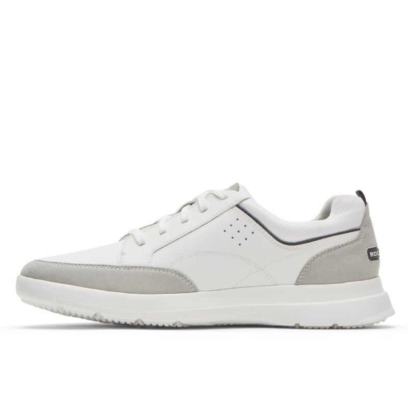 ROCKPORT - MEN'S TRUFLEX CAYDEN SNEAKER-WHITE LEATHER/VAPOR