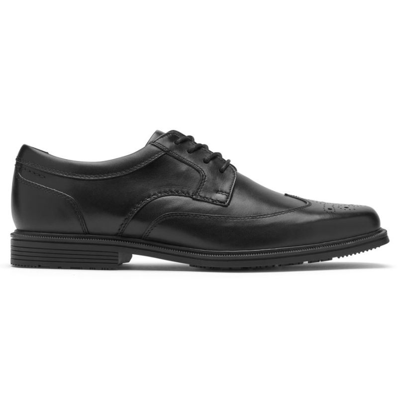 ROCKPORT - MEN'S TAYLOR WATERPROOF WINGTIP-Black