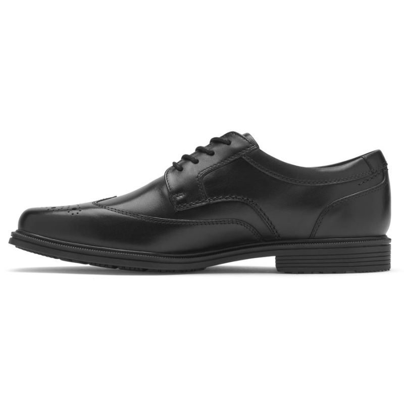 ROCKPORT - MEN'S TAYLOR WATERPROOF WINGTIP-Black