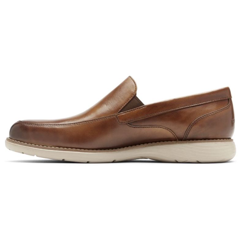 ROCKPORT - MEN'S GARETT VENETIAN LOAFER-COGNAC GRADIENT