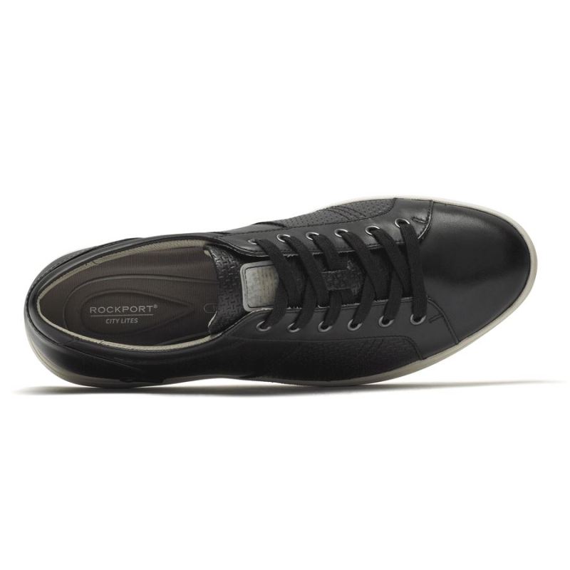 ROCKPORT - MEN'S COLLE TIE SNEAKER-BLACK