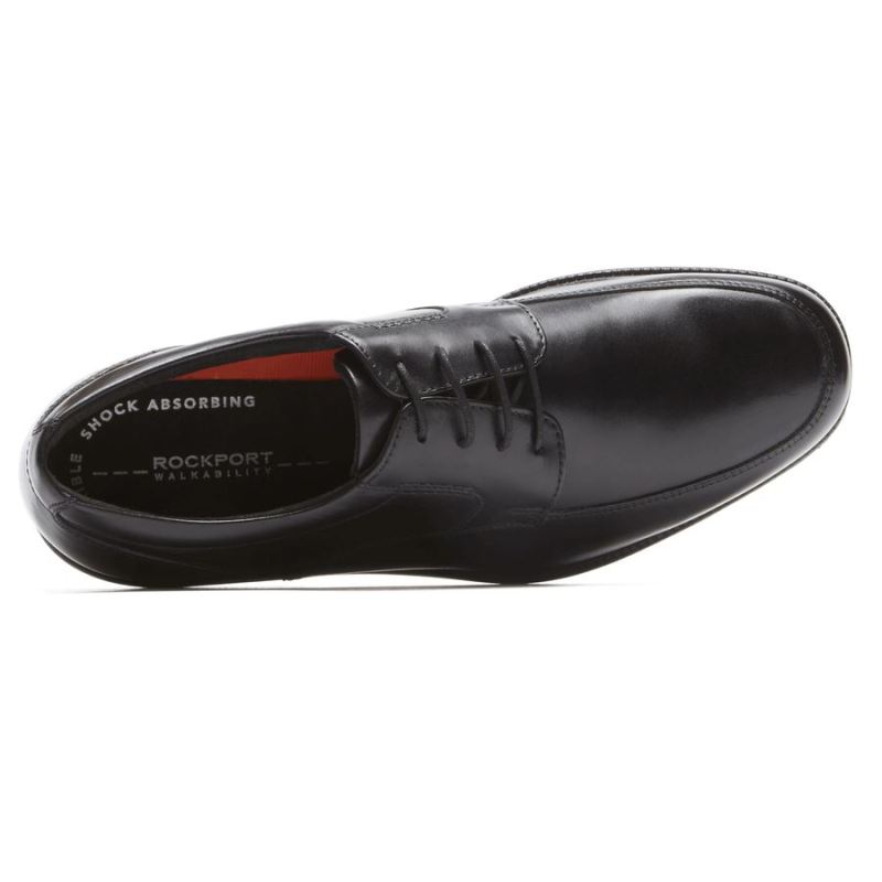 ROCKPORT - CHARLES ROAD APRON TOE-BLACK