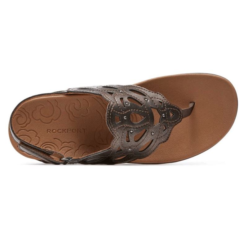 ROCKPORT - RIDGE SLING SANDAL-BRONZE