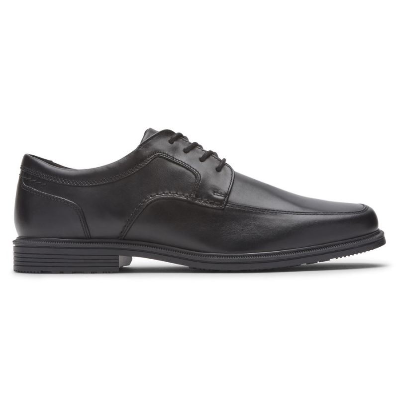 ROCKPORT - MEN'S TAYLOR WATERPROOF APRON TOE OXFORD-BLACK