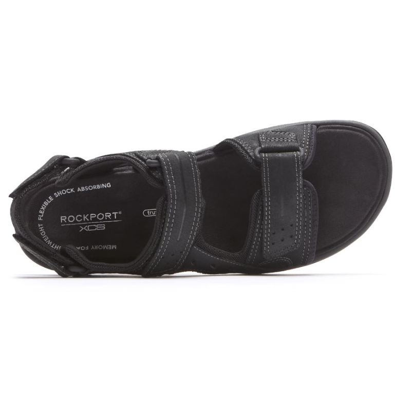 ROCKPORT - MEN'S XCS TRAIL TECHNIQUE ADJUSTABLE SANDAL-BLACK