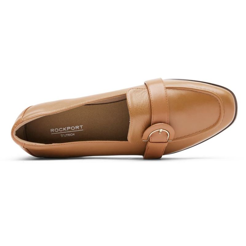 ROCKPORT - WOMEN'S SUSANA BUCKLE LOAFER-HONEY